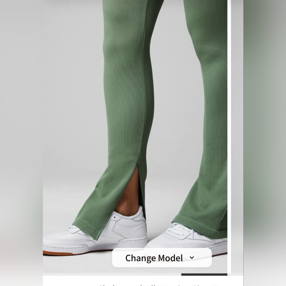 Fabletics High-Waisted Slit Pant - Picture 2 of 3